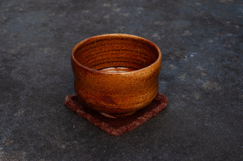 Ceramic Matcha Amber Glaze