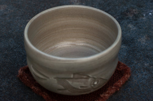 Ceramic Matcha Carved Fish