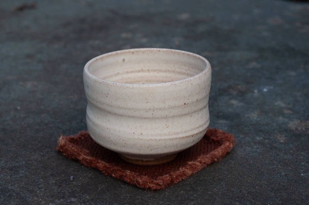 Ceramic Matcha Cream Speckled