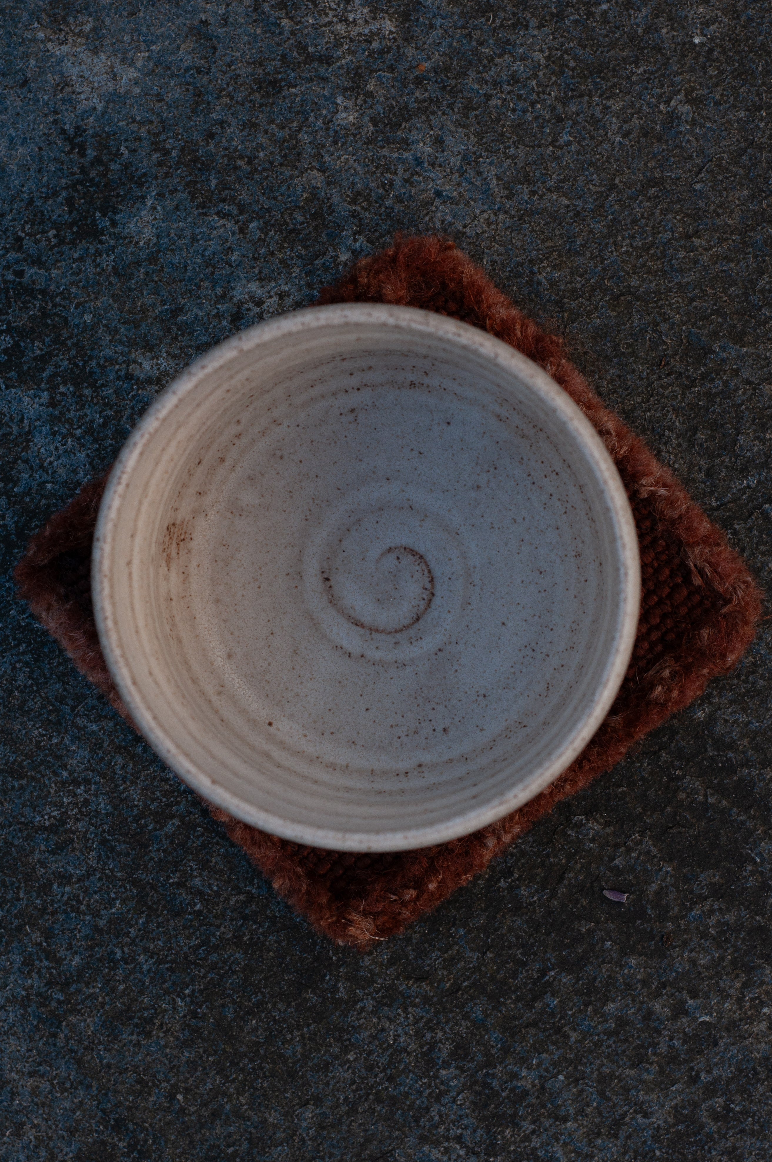 Ceramic Matcha Cream Speckled